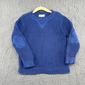 Milkshake Girls Periwinkle Blue Sweater with Shoulder patches